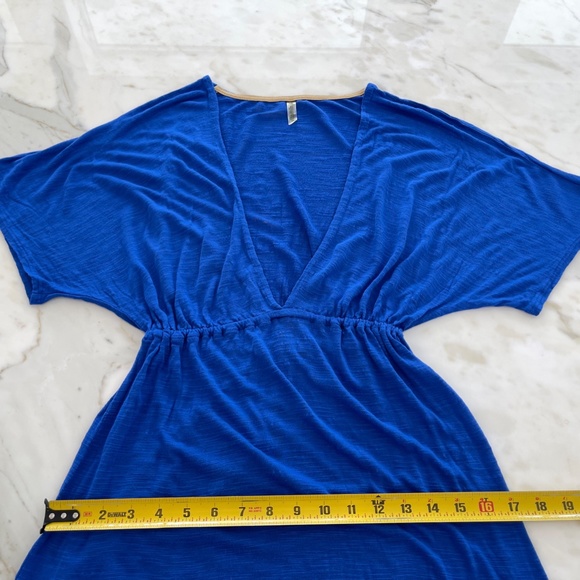 VITAMIN A BLUE BEACH COVER-UP DRESS SIZE SMALL NWOTS! - Picture 13 of 16